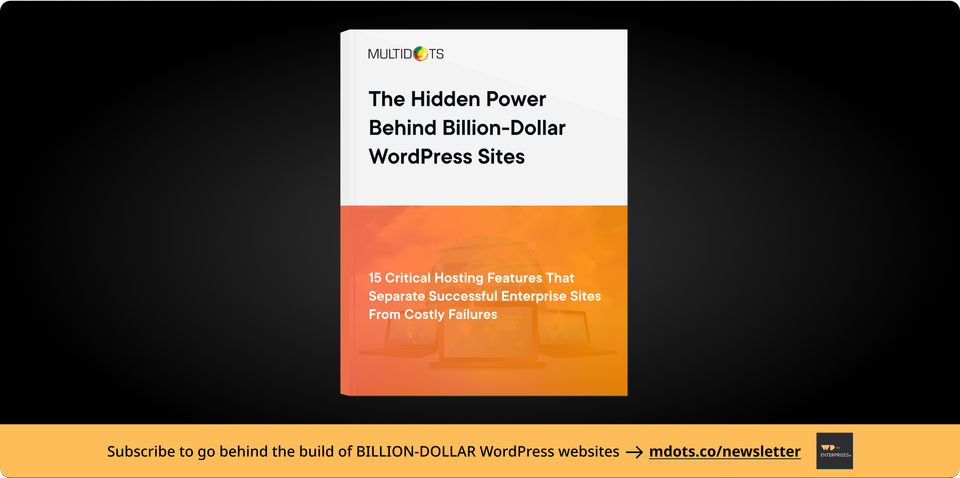 The Hosting Playbook for WordPress at Scale